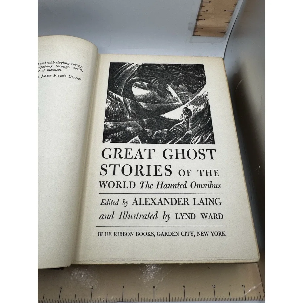 1941 Great Ghost Stories of the World Haunted Omnibus Alexander Laing Horror HC